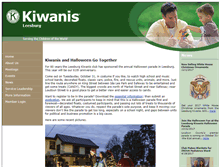 Tablet Screenshot of leesburg.kiwanisone.org